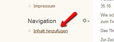 neue Seite erstellen